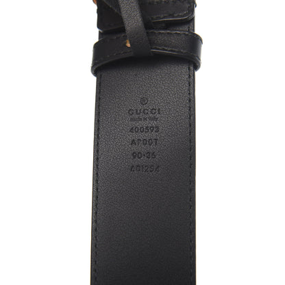 Gucci Calfskin Double G 40mm Belt 90 36 Black 3 of 5