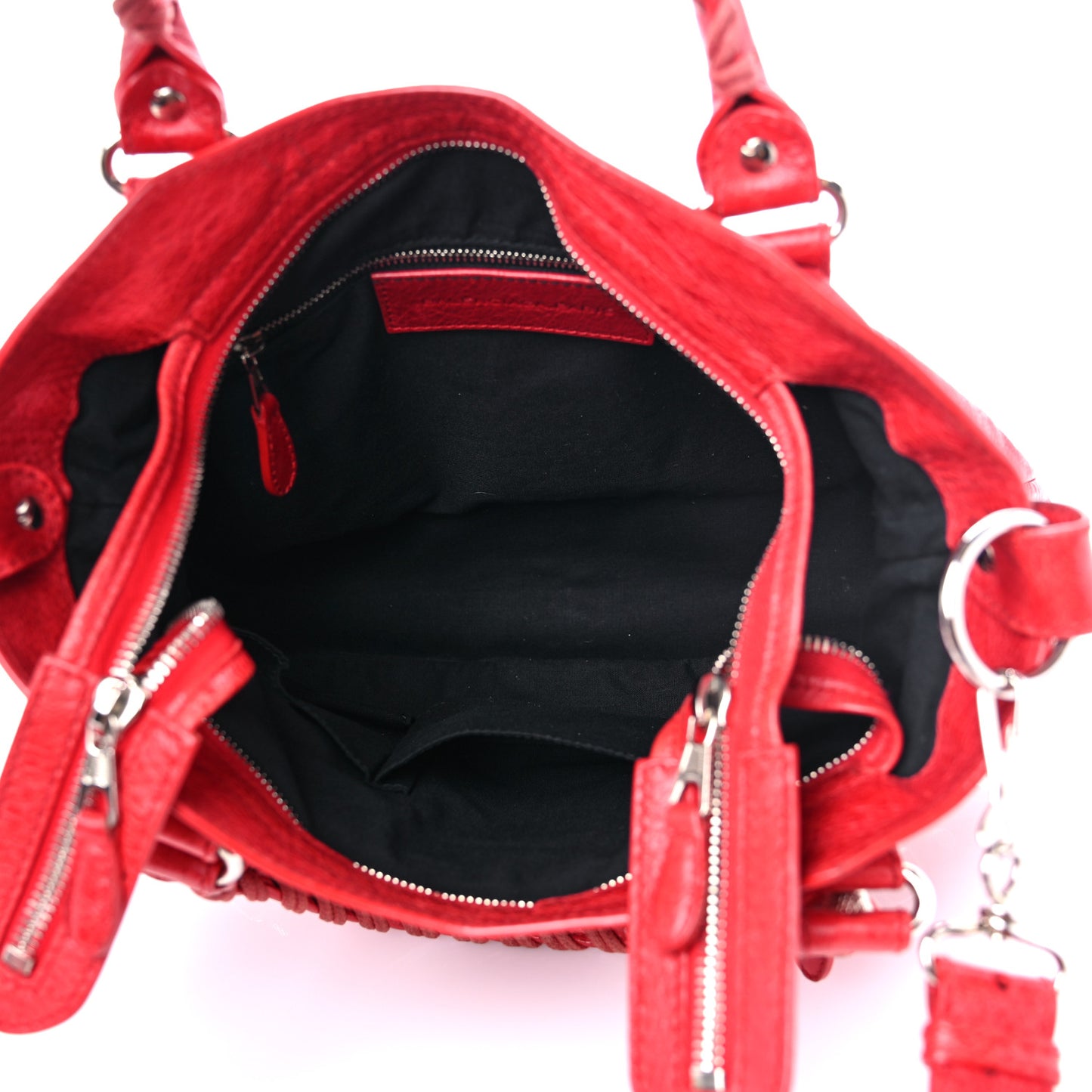 Agneau Giant 12 Silver Hardware Town Coquelicot