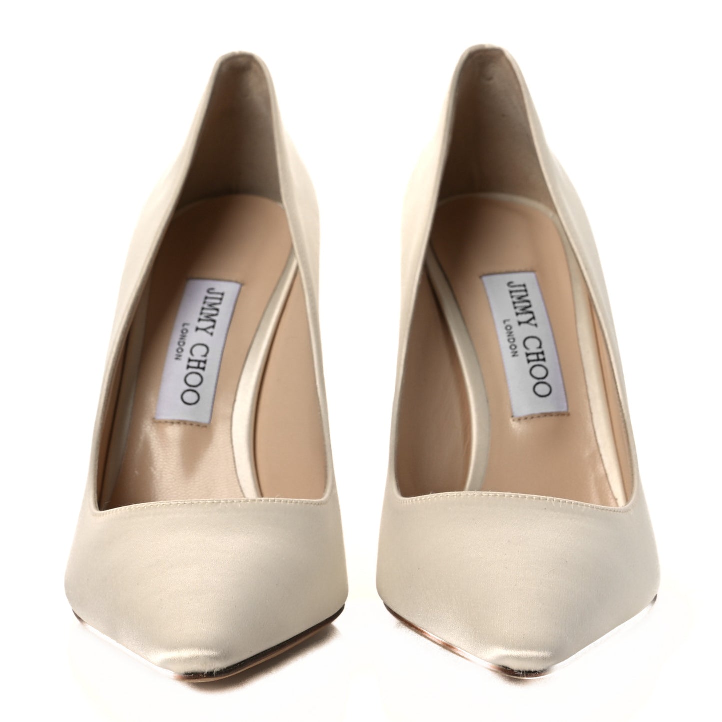 Satin Romy 100 Pumps 39 Ivory
