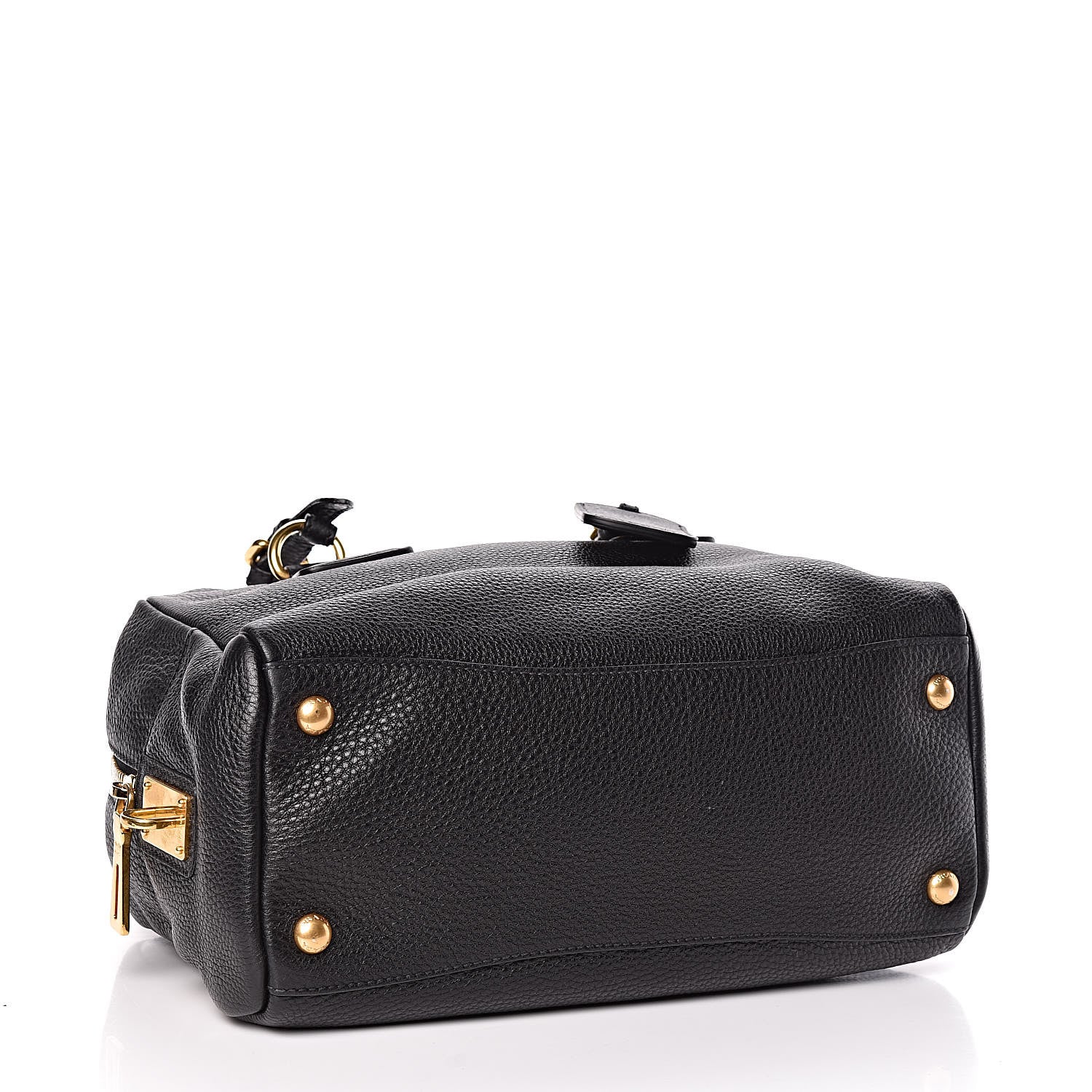 Prada Vitello Daino Bowler Black 4 of 9