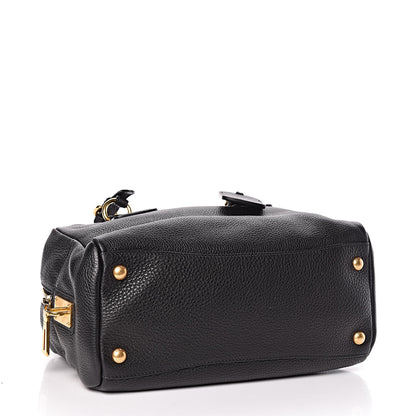 Prada Vitello Daino Bowler Black 4 of 9