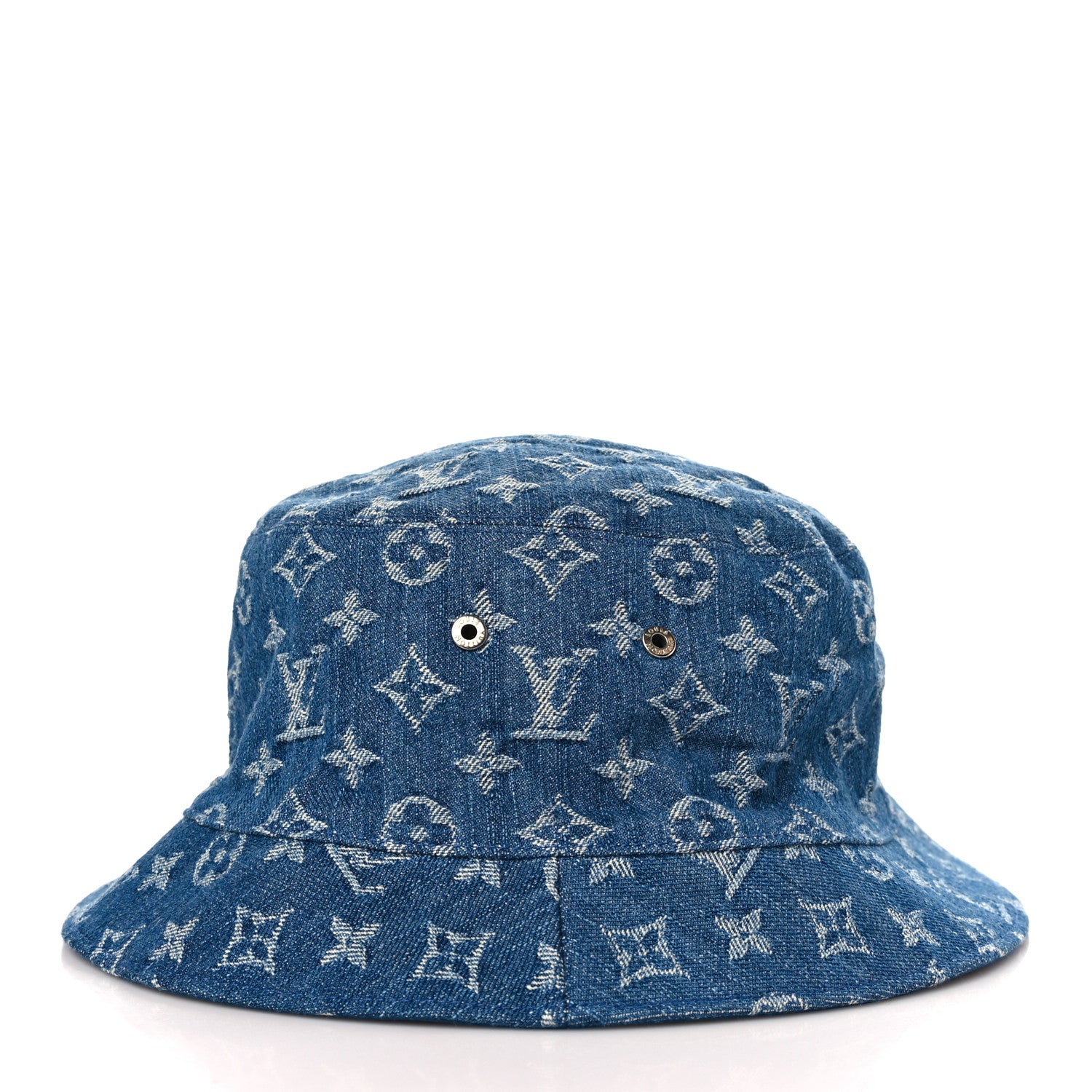 Louis Vuitton Monogram Denim Transformable Bob Bucket Hat 62 Blue 2 of 9