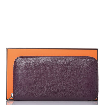 Hermes Chevre Mysore Azap Wallet Raisin 13 of 14