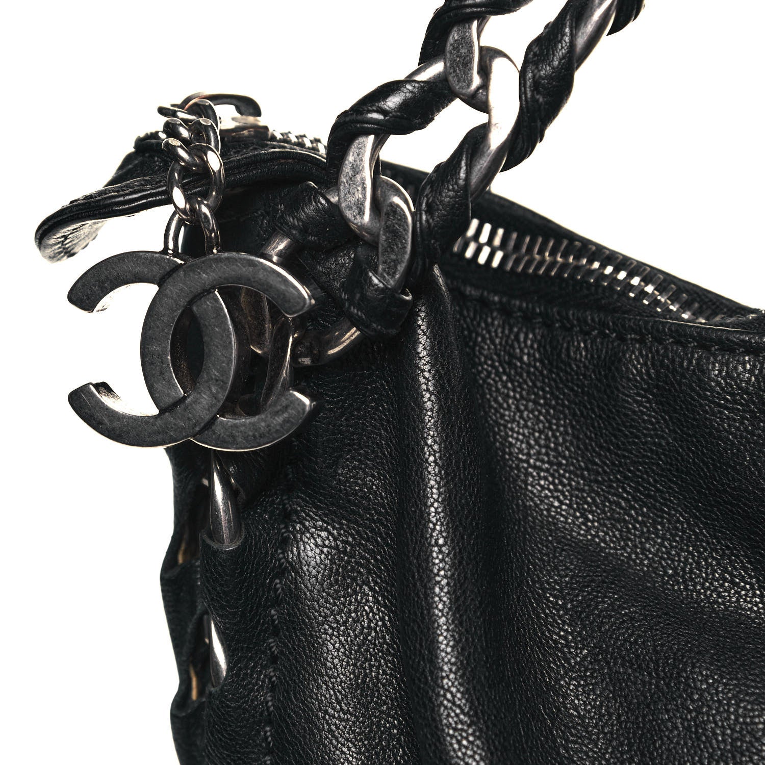 Chanel Calfskin Modern Chain Hobo Black 16 of 20