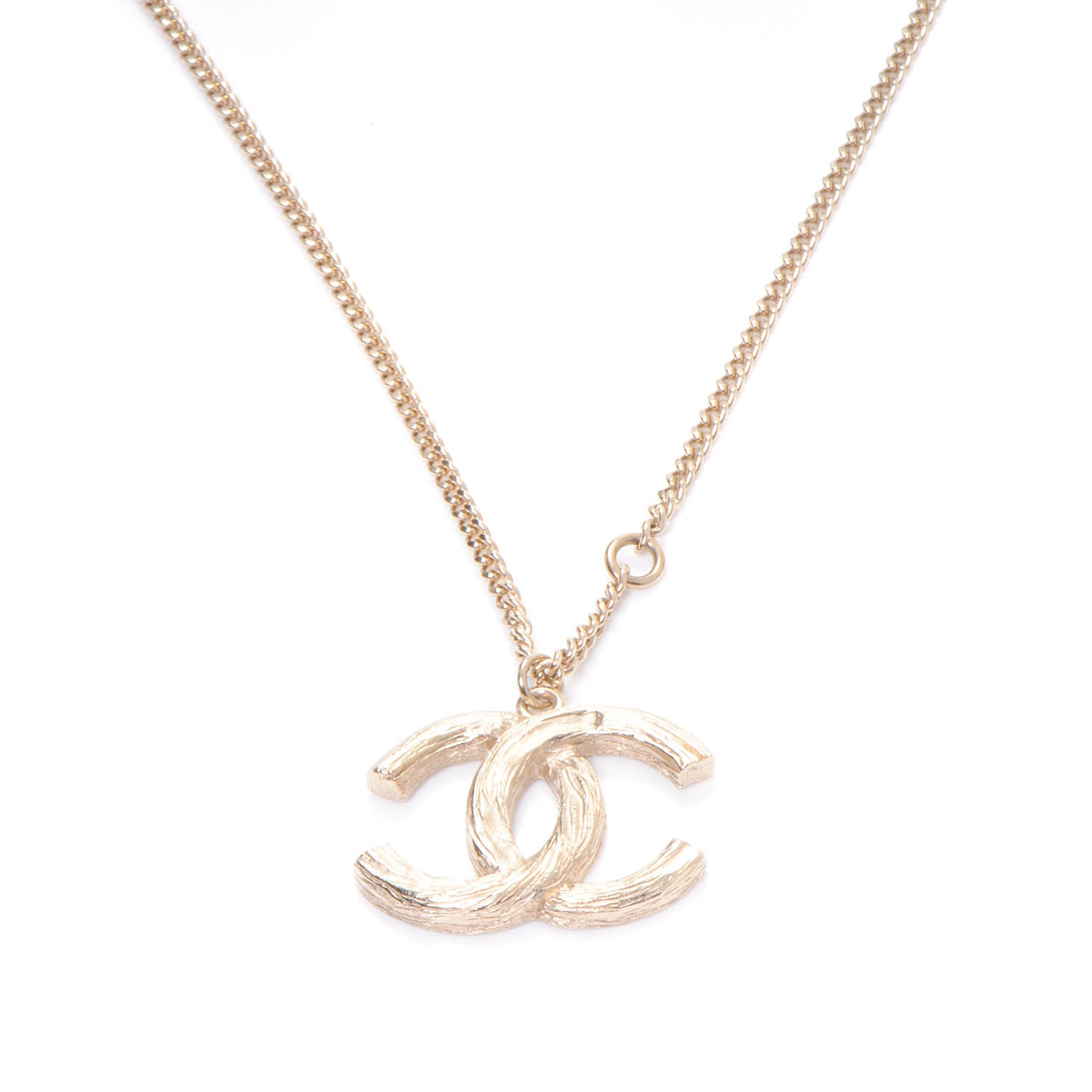 CC Logo Necklace Gold