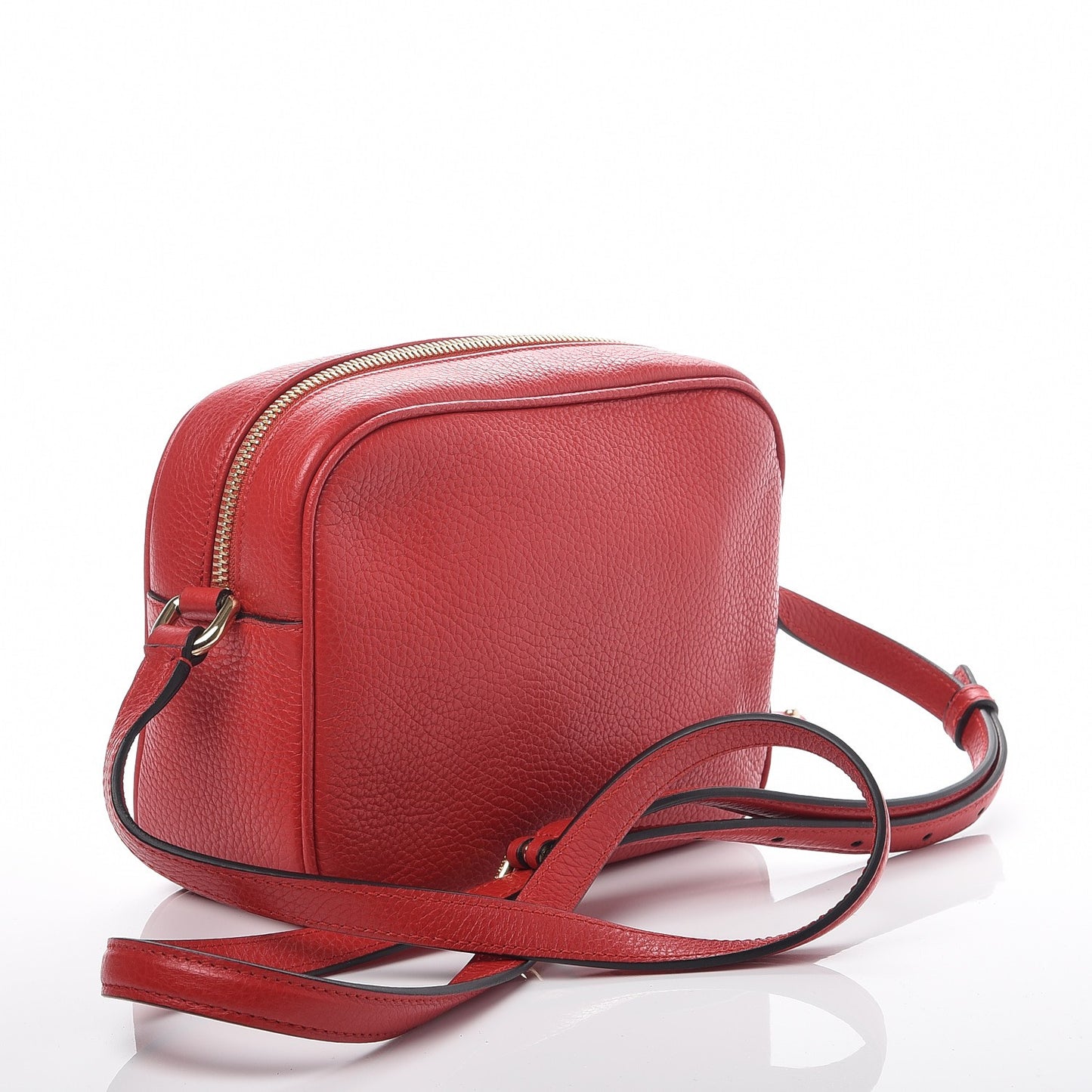 Calfskin Pom Pom Glam Crossbody Scarlet