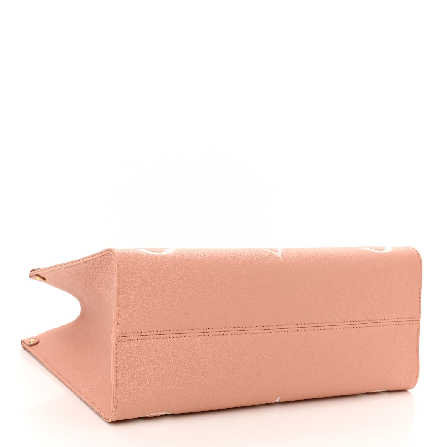 Louis Vuitton Empreinte Monogram Giant Onthego MM Rose Trianon Creme 4 of 9