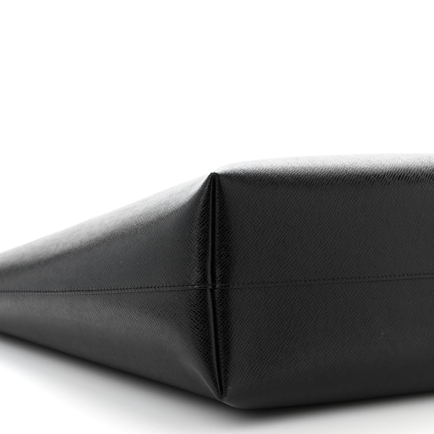 Calfskin Large Shopping Tote Black