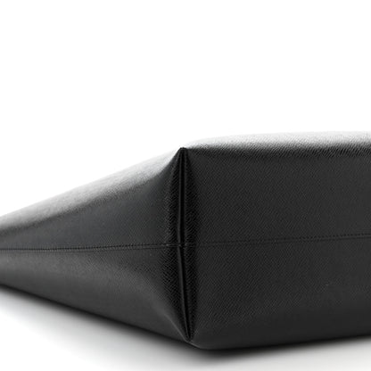 Saint Laurent Calfskin Large Shopping Tote Black 8 of 10