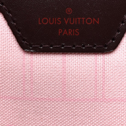 Louis Vuitton Damier Ebene Neo Neverfull MM Rose Ballerine 6 of 8