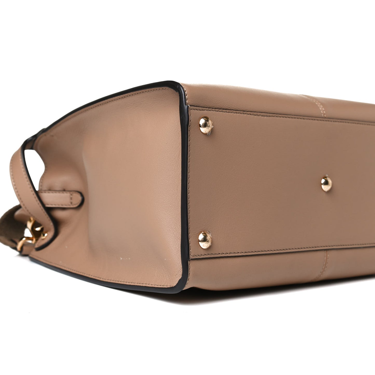 Vitello Seta Nabuk Pequin Medium Peekaboo X-Lite Cuoio Tabacco Moro