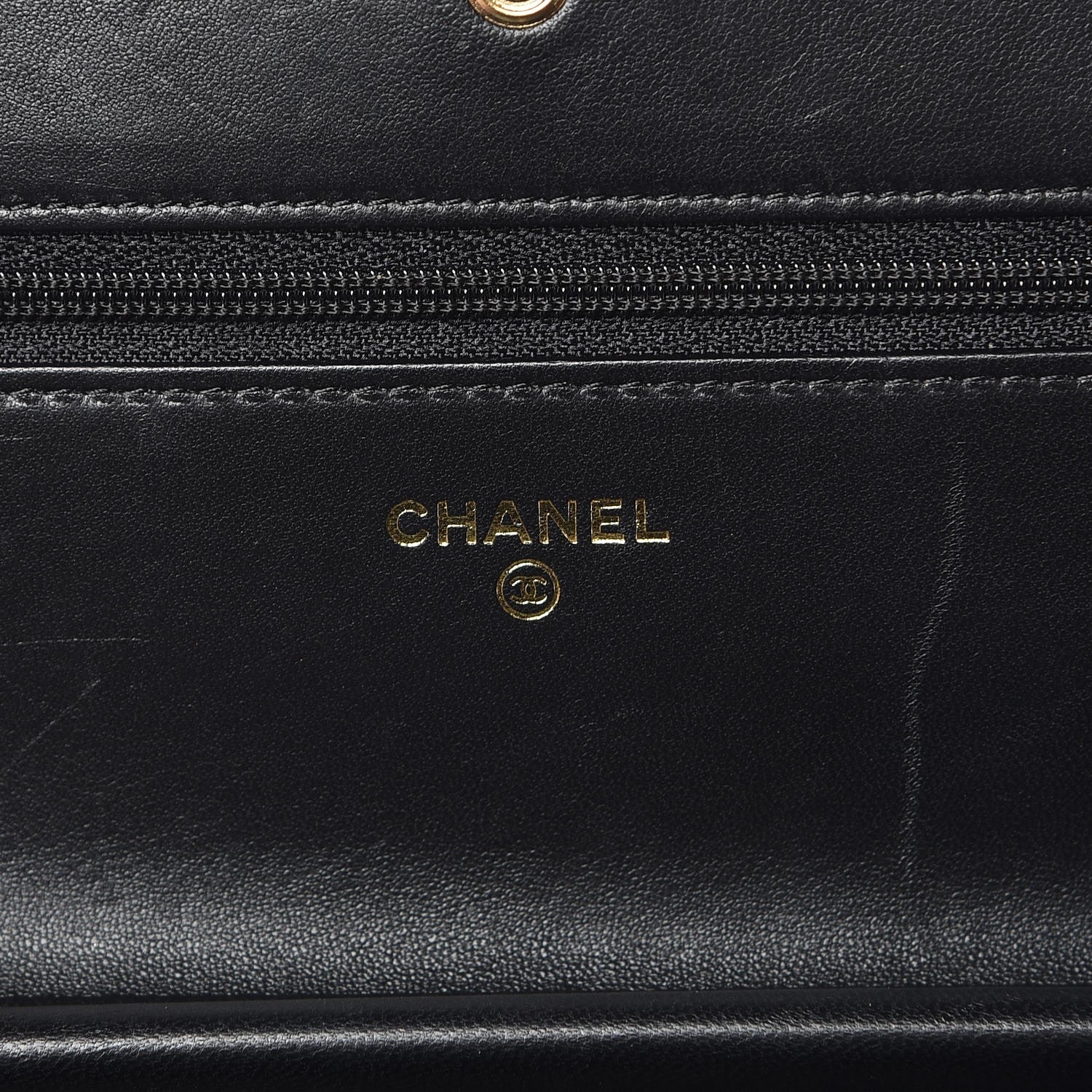 Chanel Lambskin Quilted Boy Wallet On Chain WOC Black 6 of 11