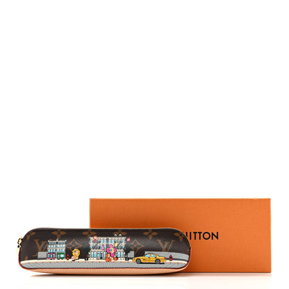 Louis Vuitton Monogram 2022 Christmas Animation New York Soho Pencil Pouch Yellow Yellow 8 of 8