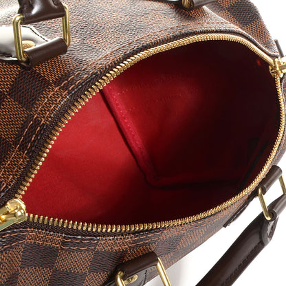 Louis Vuitton Damier Ebene Speedy Bandouliere 25 5 of 9