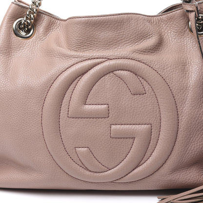 Gucci Cellarius Calfskin Medium Soho Chain Shoulder Bag Dark Cipria 11 of 20
