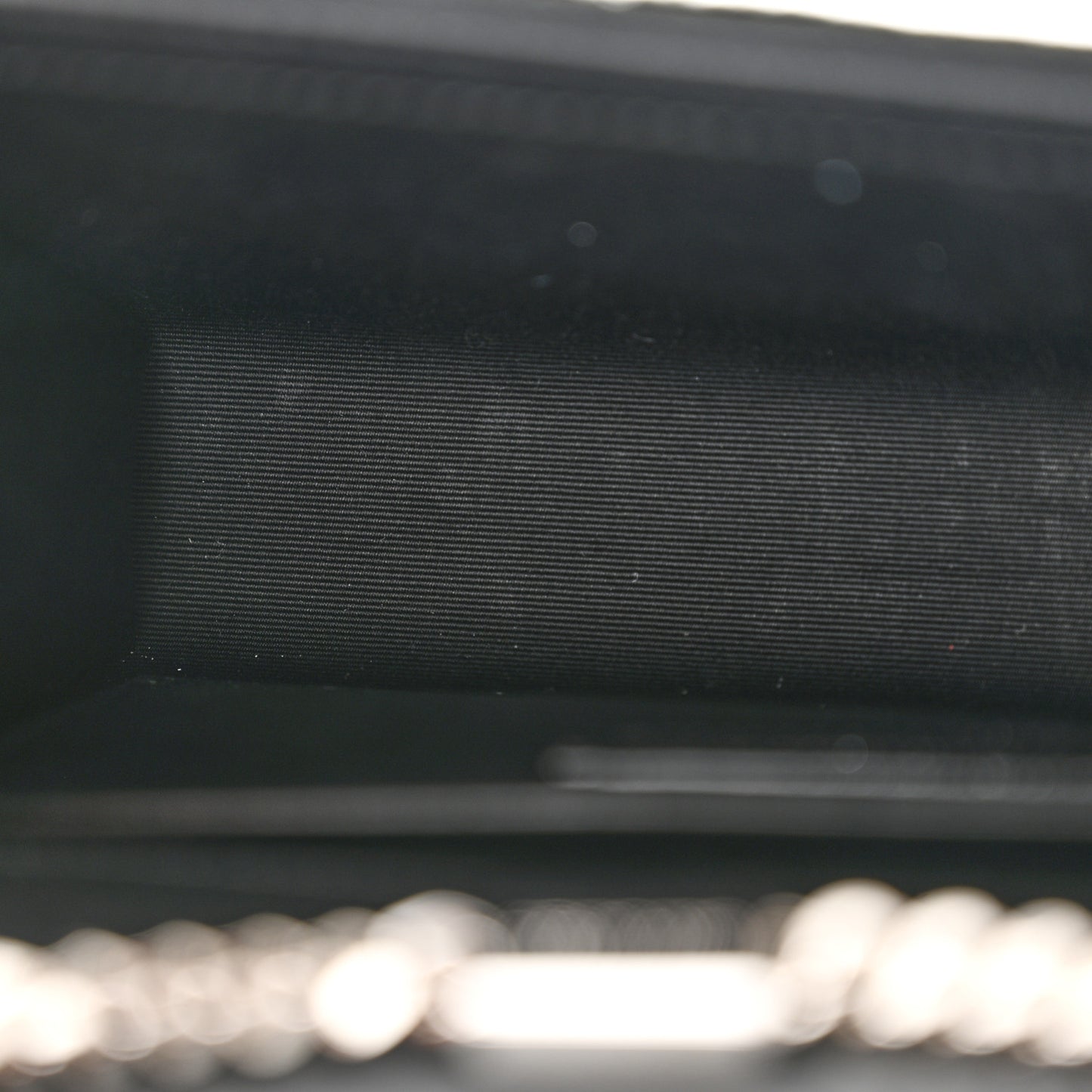Velvet Crystal Studded Monogram Small Kate Satchel Black
