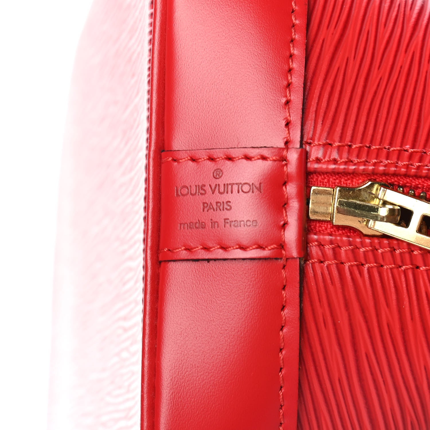 Louis Vuitton Epi Alma PM Castillan Red 8 of 8