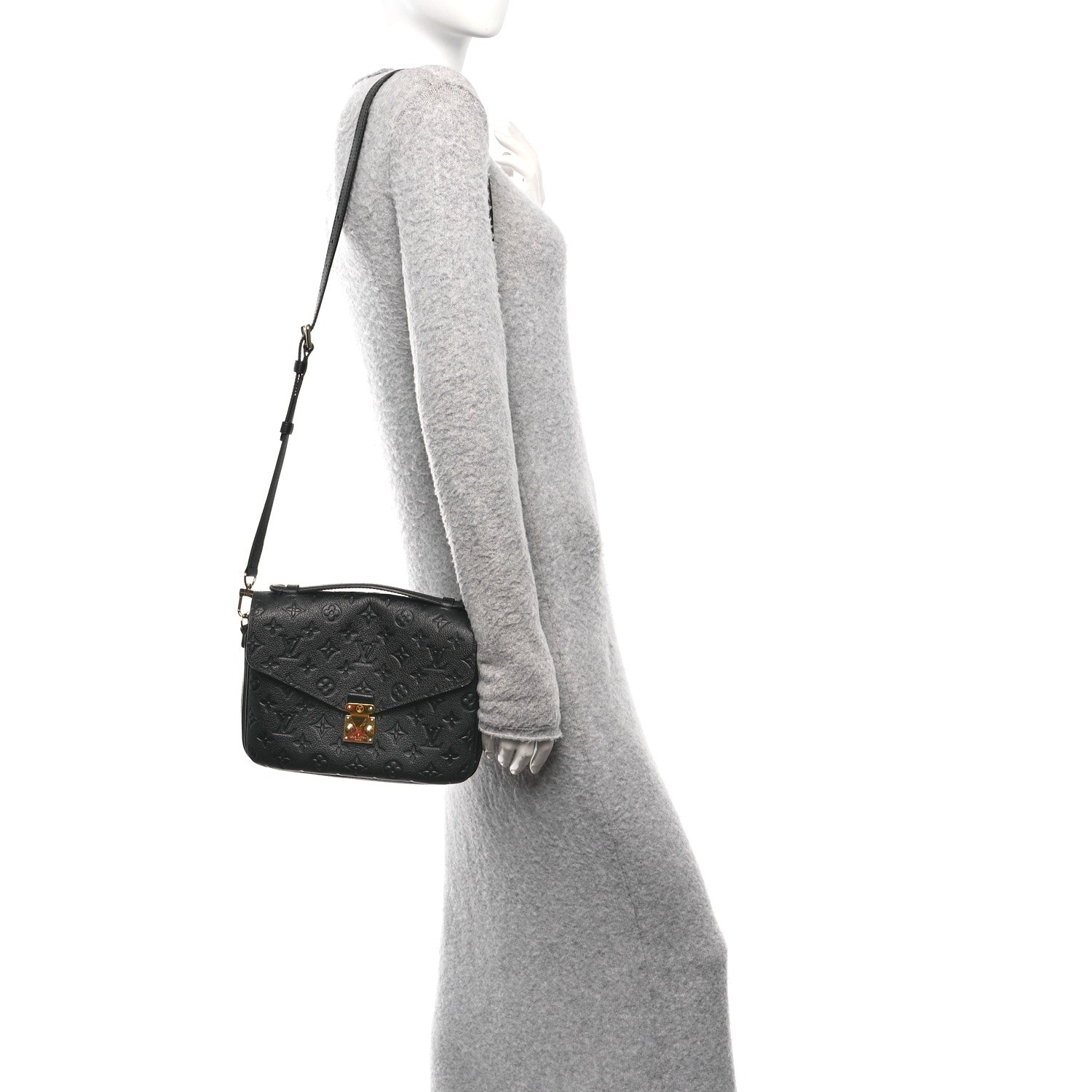Louis Vuitton Empreinte Pochette Metis Black 2 of 10