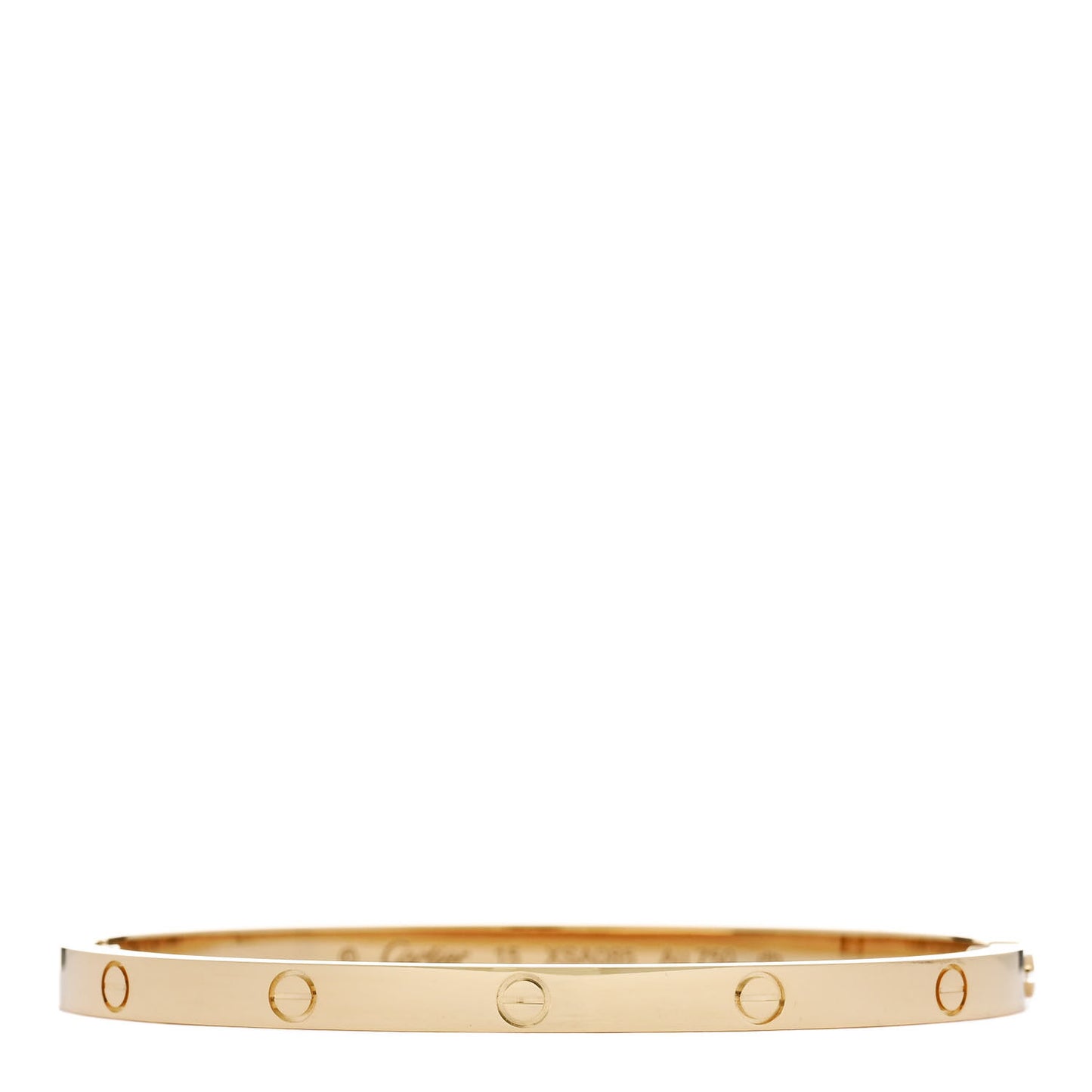 18K Yellow Gold Small LOVE Bracelet 15