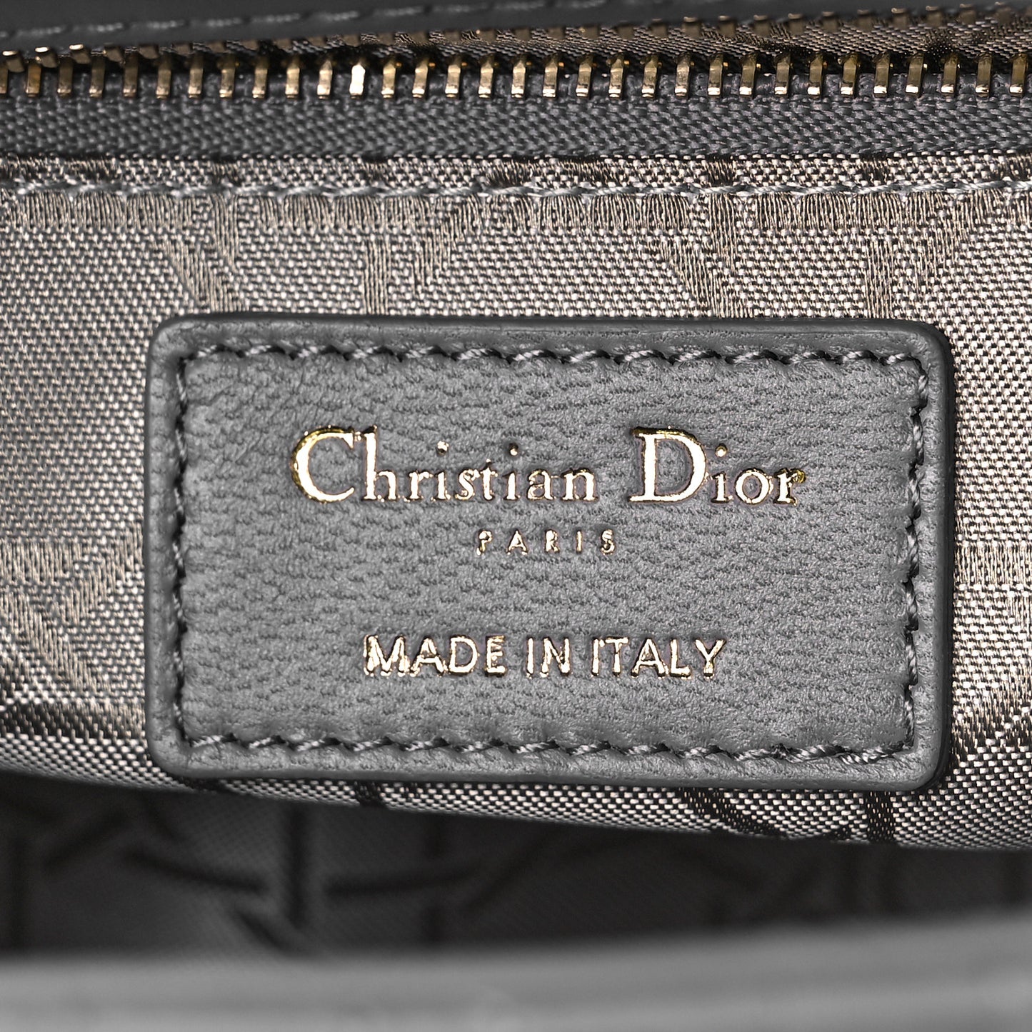 Lambskin Cannage Small My ABC Dior Lady Dior Grey