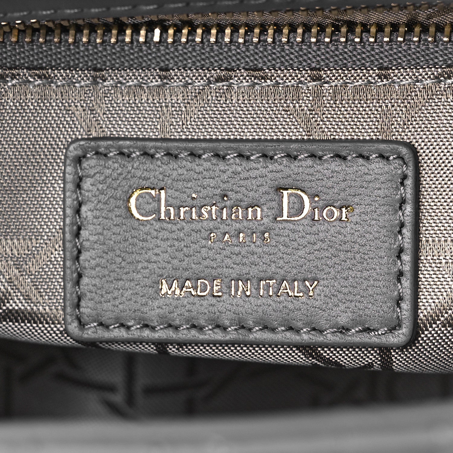 Christian Dior Lambskin Cannage Small My ABC Dior Lady Dior Grey 6 of 8