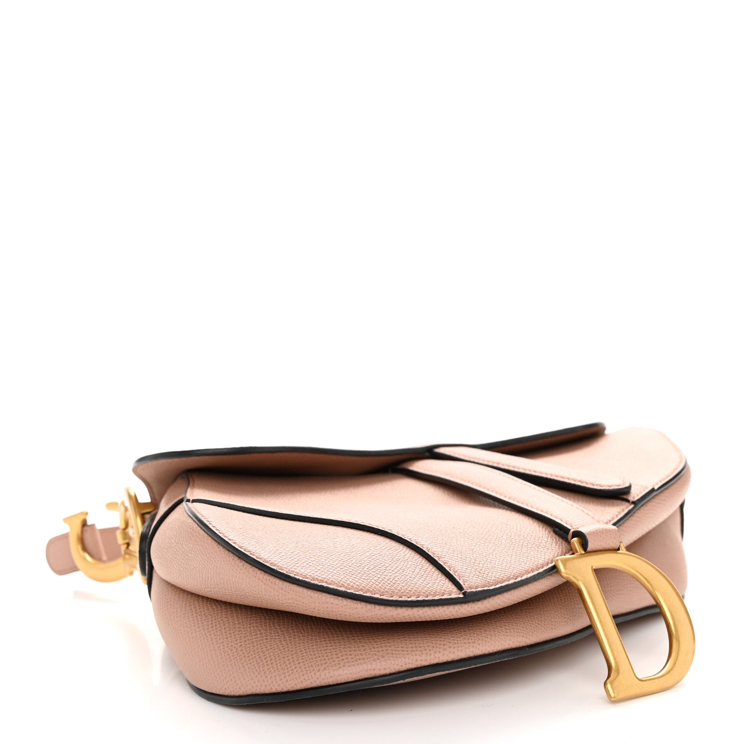 Christian Dior Grained Calfskin Saddle Bag Fard 4 of 10