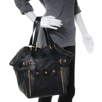 Saint Laurent Leather Medium Downtown Tote Black 2 of 7