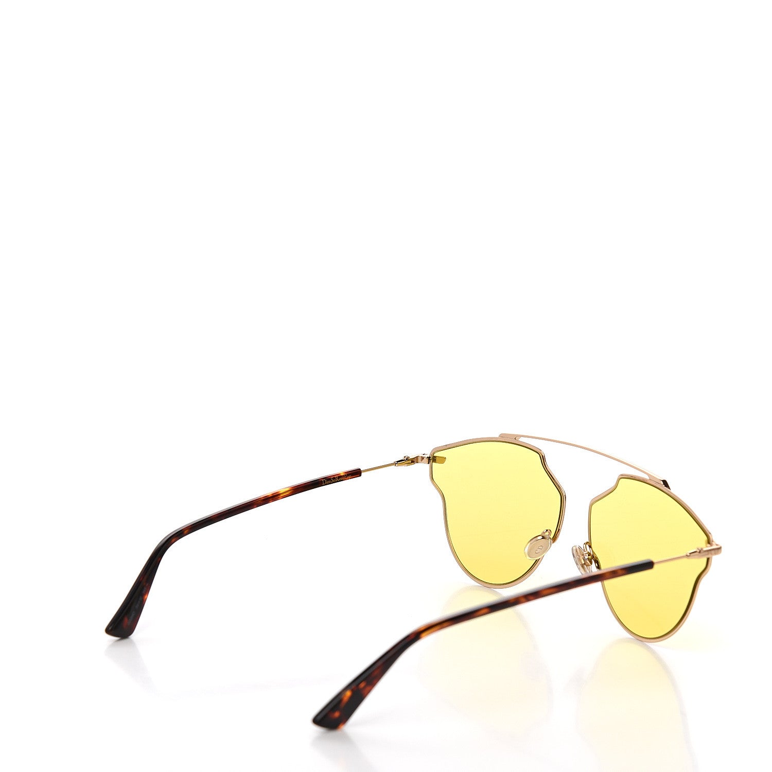 Christian Dior So Real Pop Sunglasses Yellow 4 of 8