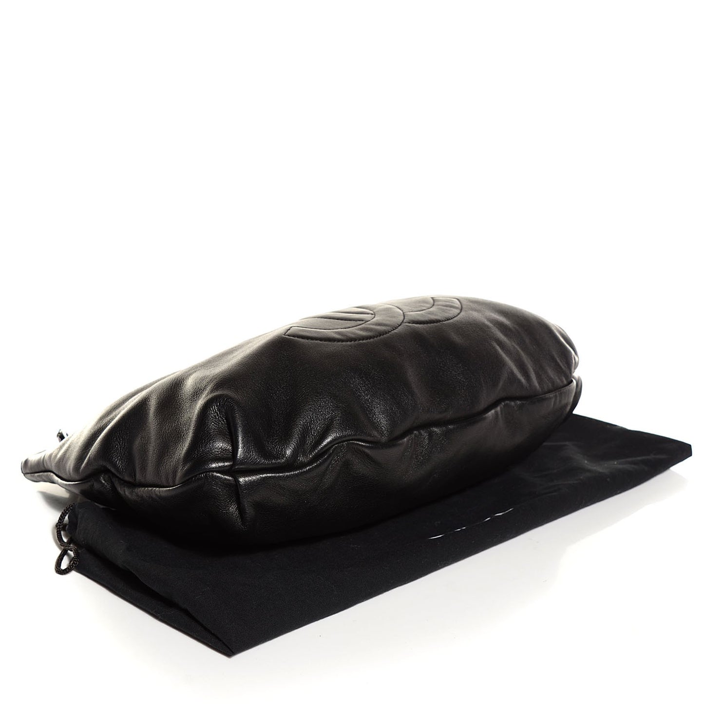 Lambskin Soft and Chain Small Hobo Black
