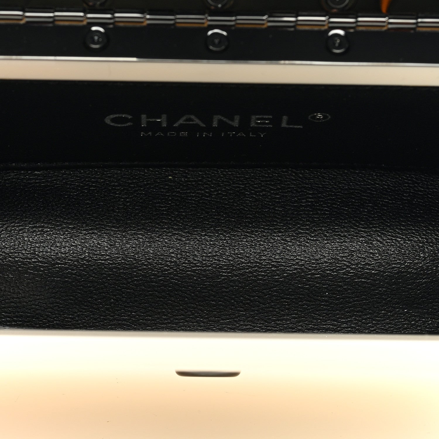 Chanel Plexiglass Plexi Coco Bag Black White 5 of 11