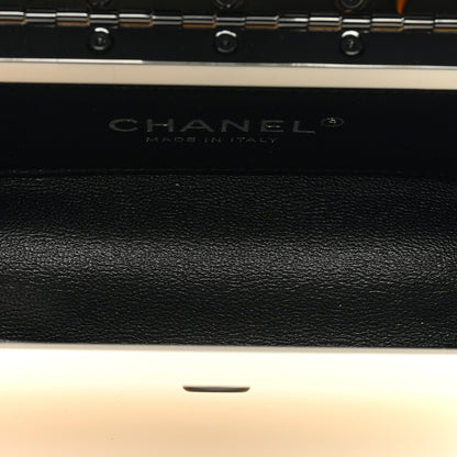 Chanel Plexiglass Plexi Coco Bag Black White 5 of 11