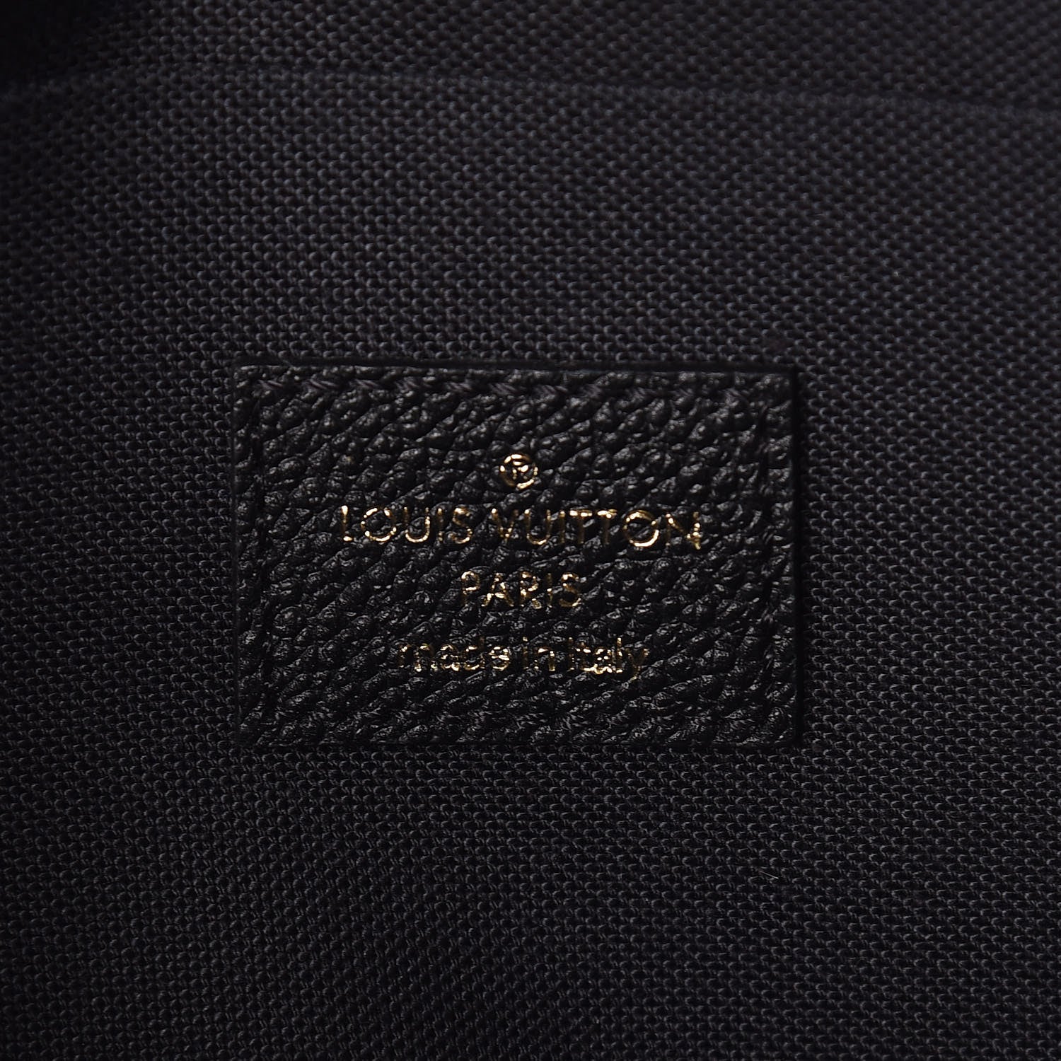 Louis Vuitton Empreinte Pochette Felicie Chain Wallet Black 6 of 10