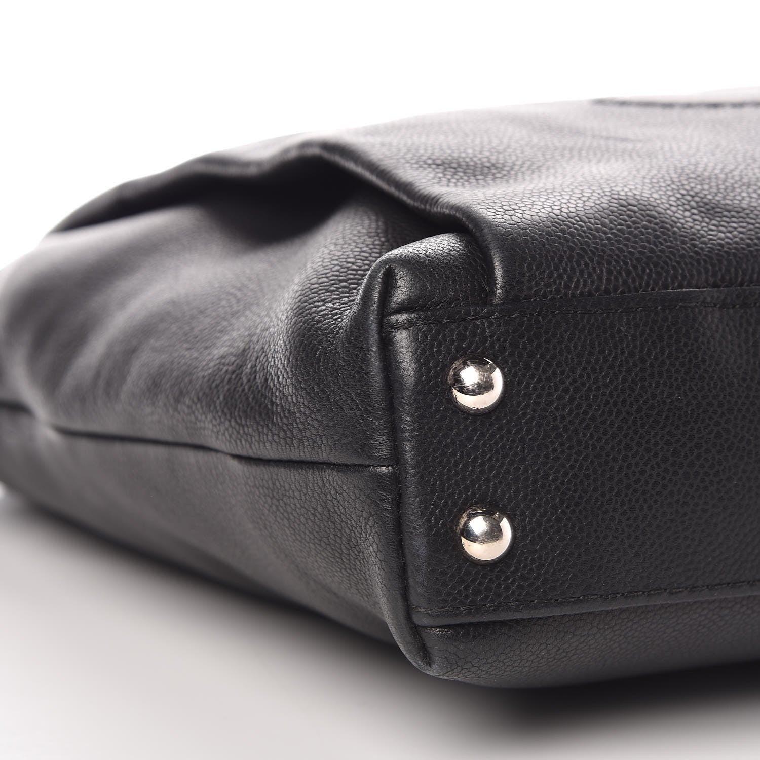Chanel Caviar Large CC Tuck Tote Black 8 of 10