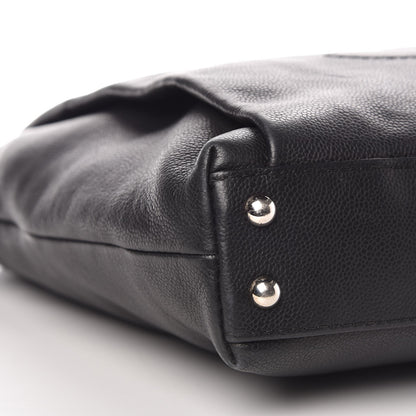 Chanel Caviar Large CC Tuck Tote Black 8 of 10