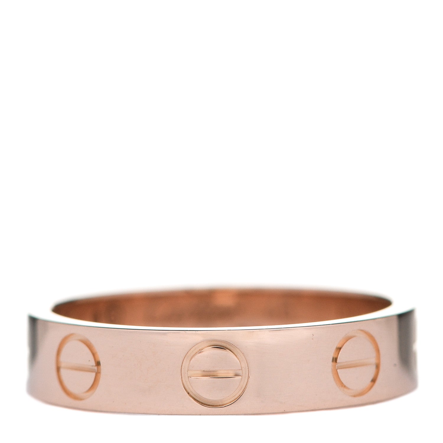 Cartier 18K Pink Gold 3.5mm LOVE Wedding Band Ring 46 3.75 1 of 4