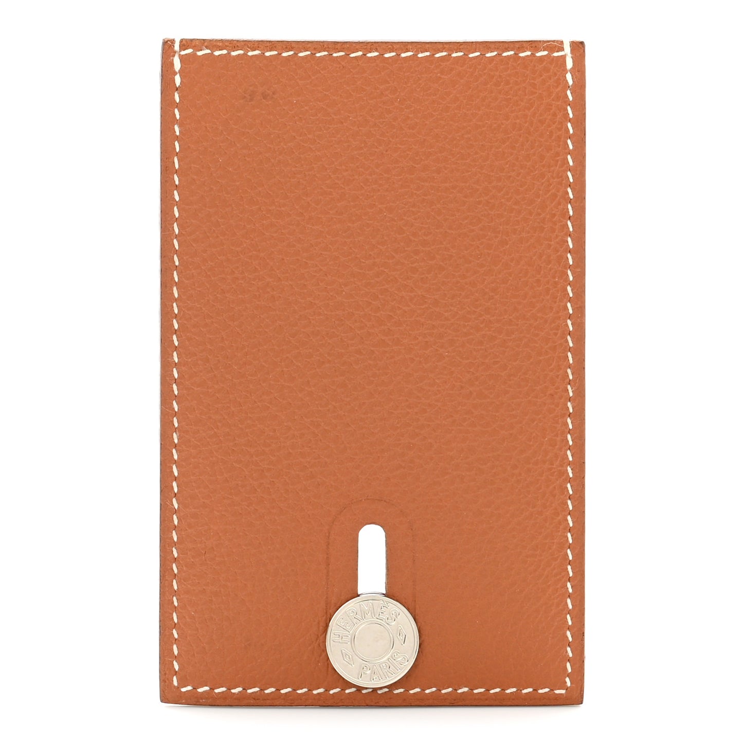 Epsom Diabolo Card Holder Case Gold