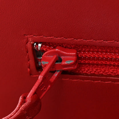 Chanel Patent Quilted Brilliant Wallet On Chain WOC Red 13 of 14