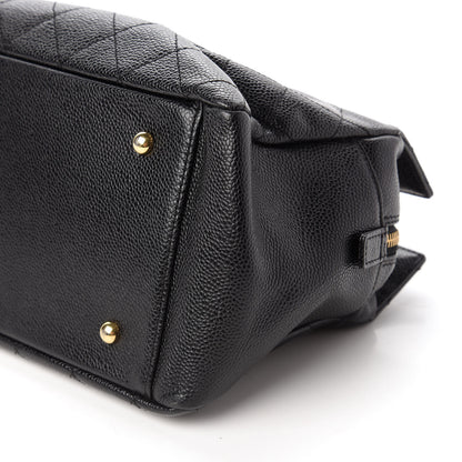 Chanel Caviar Quilted Petit Timeless Tote PTT Black 7 of 10