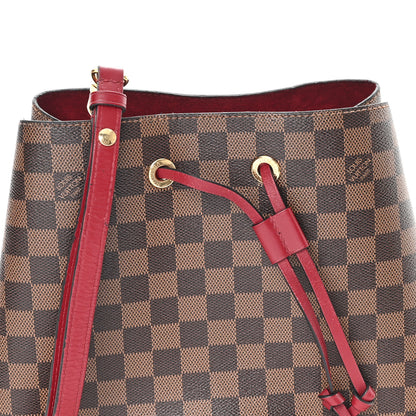Louis Vuitton Damier Ebene Neonoe MM Cherry Berry 8 of 11