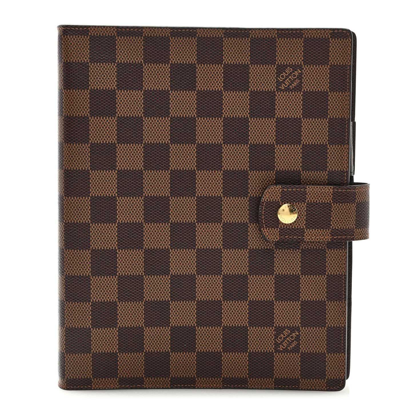 Damier Ebene Large Ring Agenda Cover