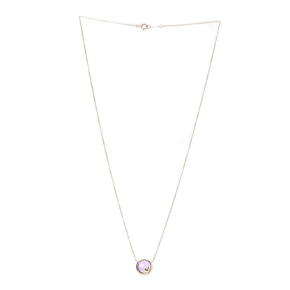 Tiffany 18K Yellow Gold Amethyst Paloma Picasso Olive Leaf Pendant Necklace 3 of 5