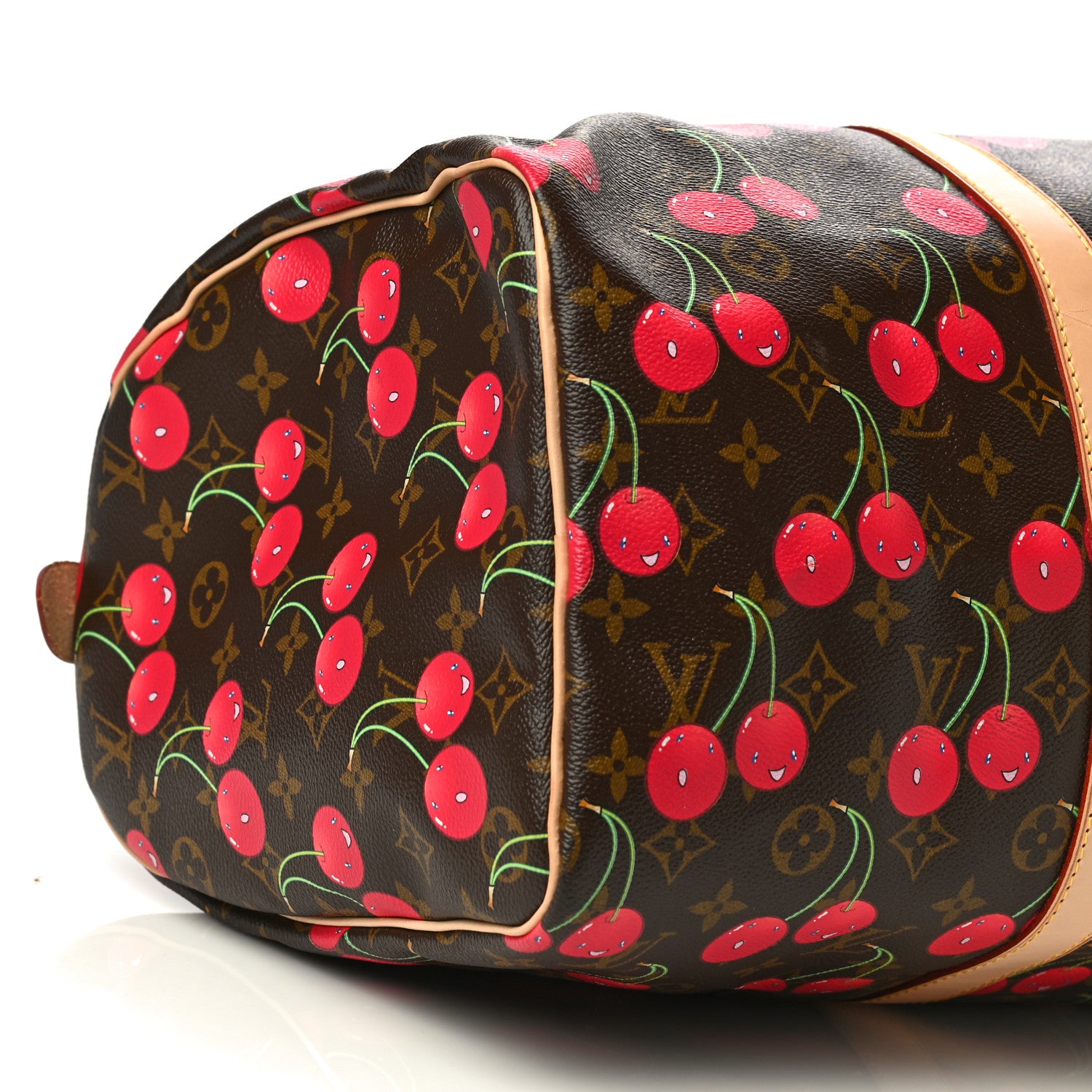 Louis Vuitton Monogram Cerises Keepall 45 9 of 10