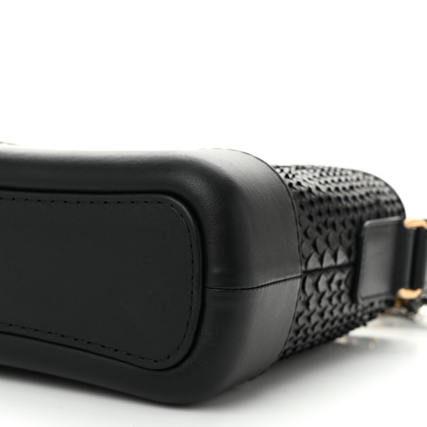 Snakeskin Small Gabrielle Hobo Black