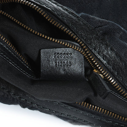 Gucci Monogram Interlocking Medium Hobo Black 7 of 7