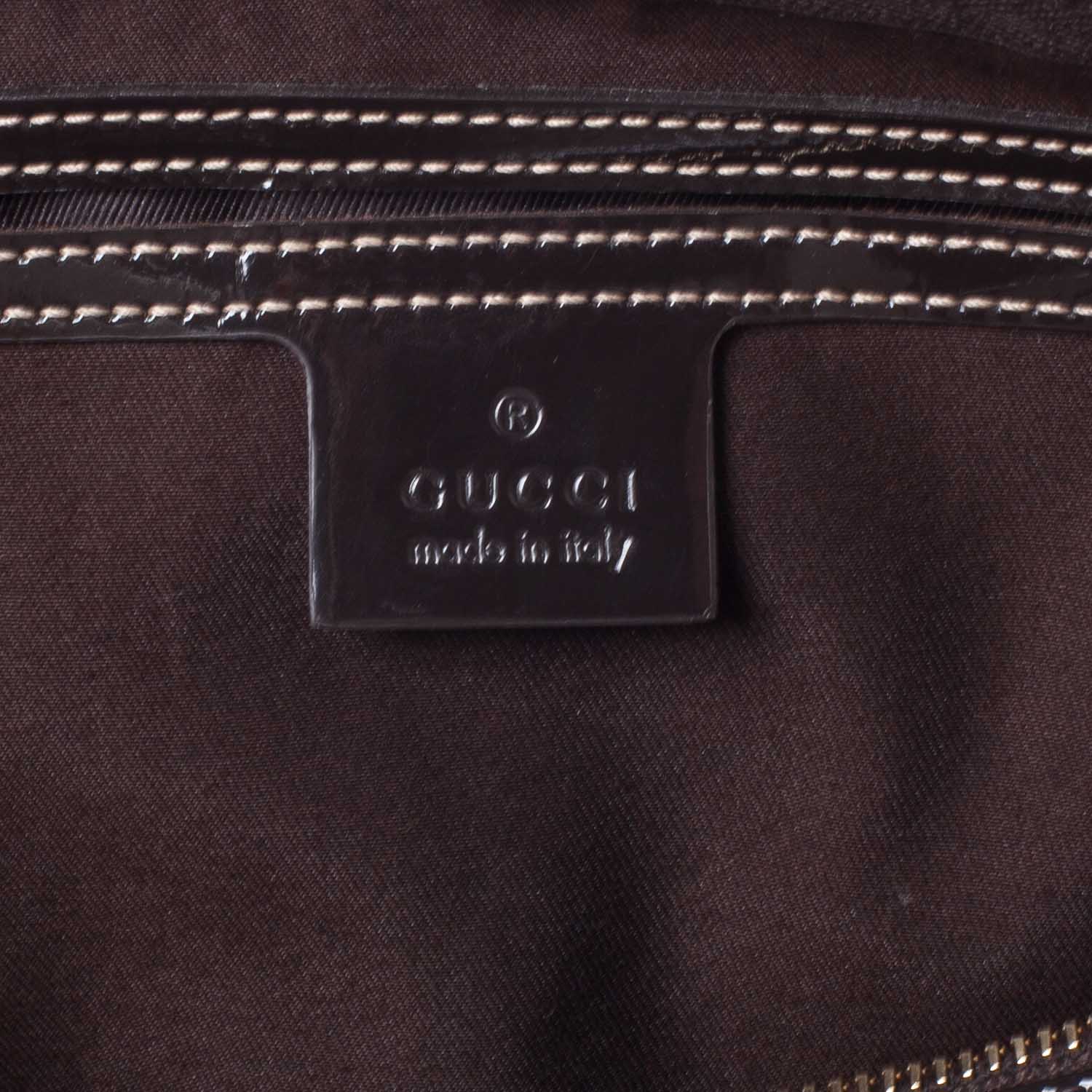 Gucci Monogram Medium Joy Boston Brown 7 of 10