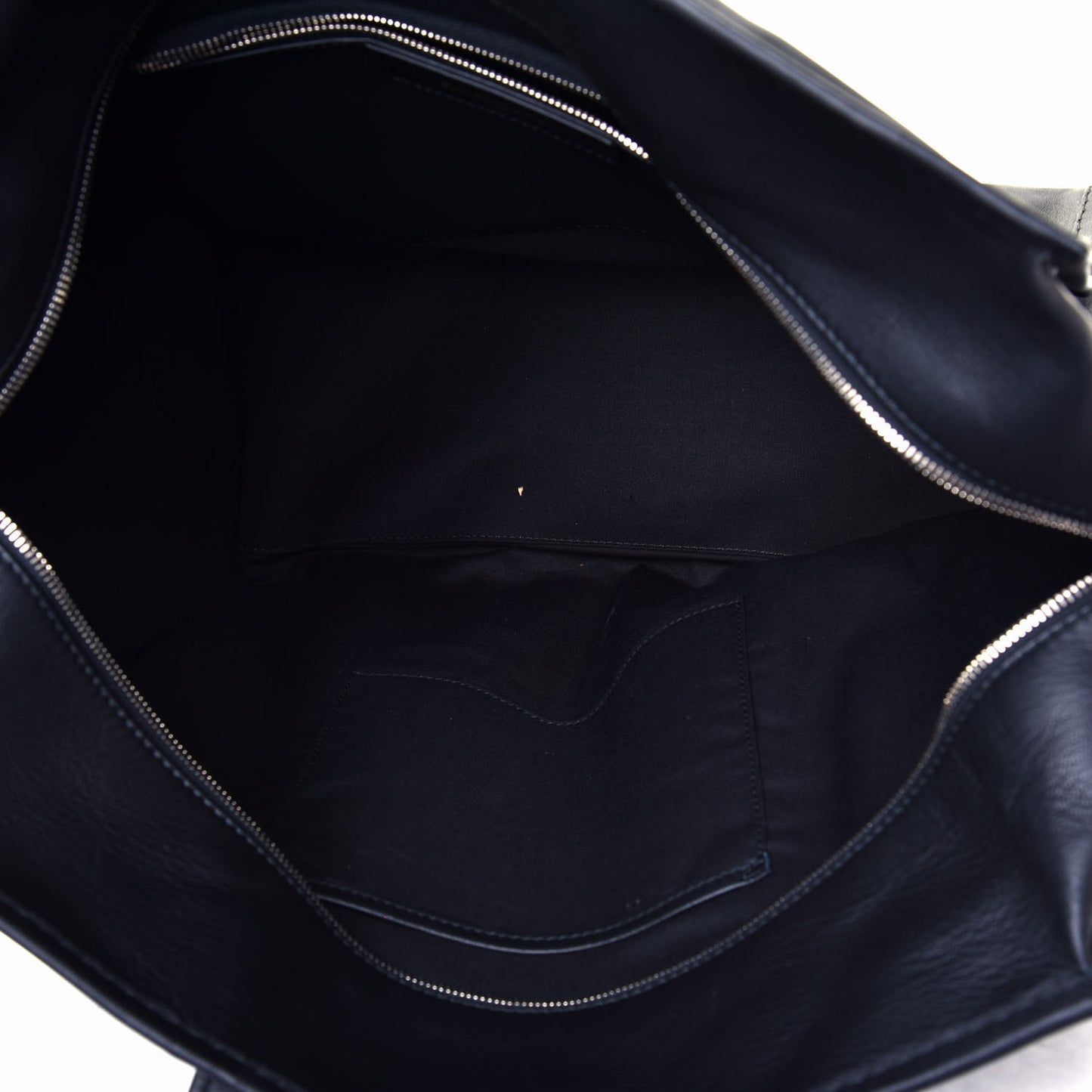 Agneau Medium Bazar Shopper Tote Black