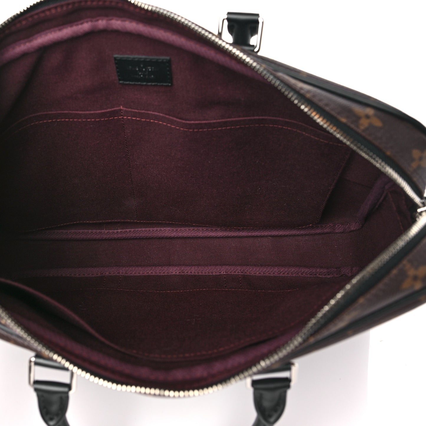 LOUIS VUITTON Monogram Macassar Porte-Documents Voyage PM