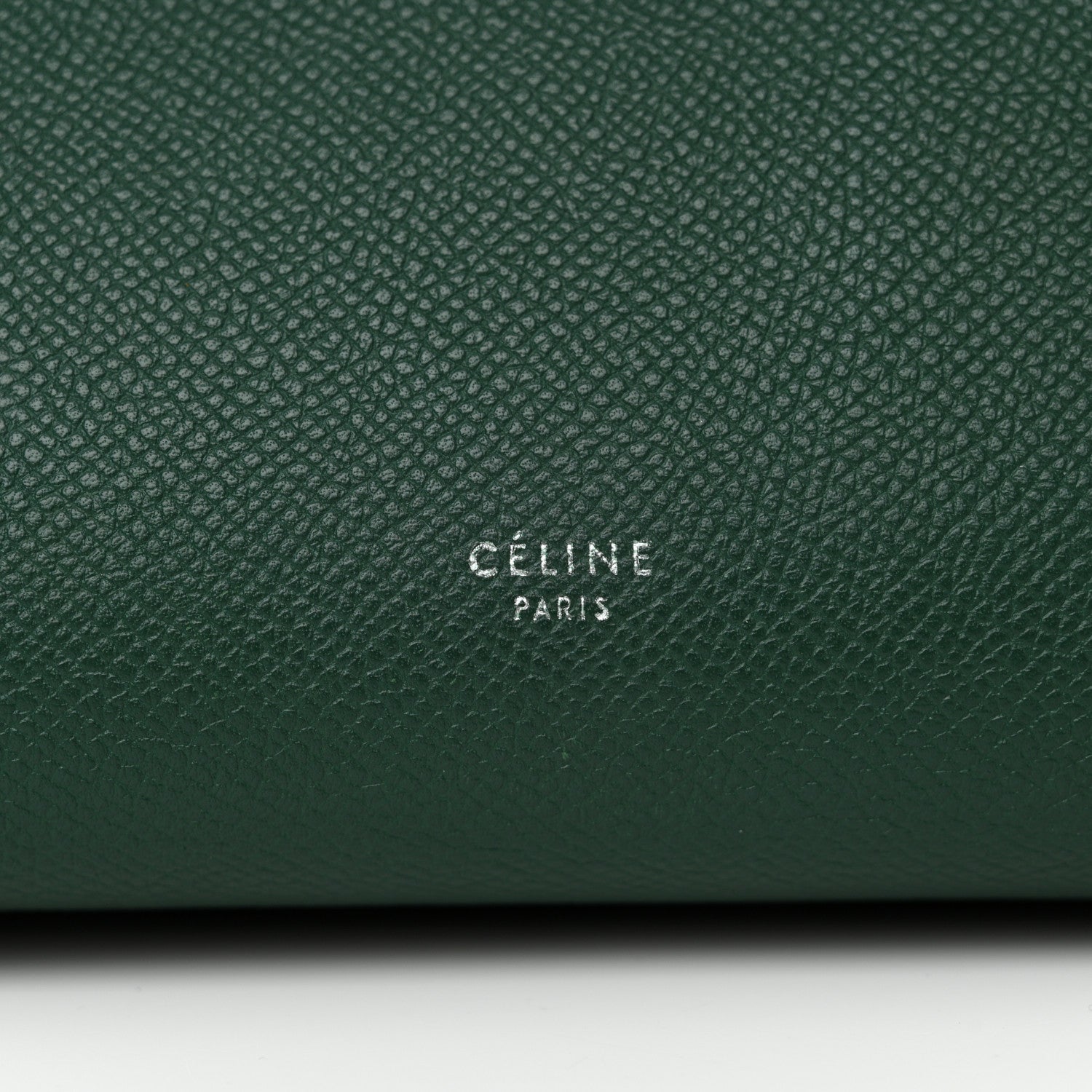 Celine Grained Calfskin Mini Belt Bag Forest 6 of 17