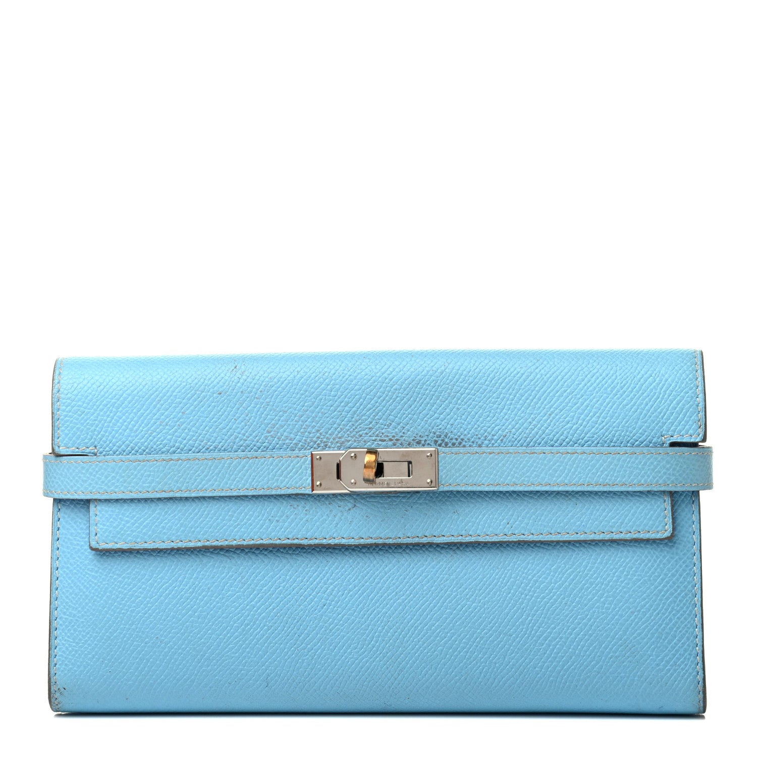Hermes Epsom Kelly Longue Wallet Celeste 1 of 9