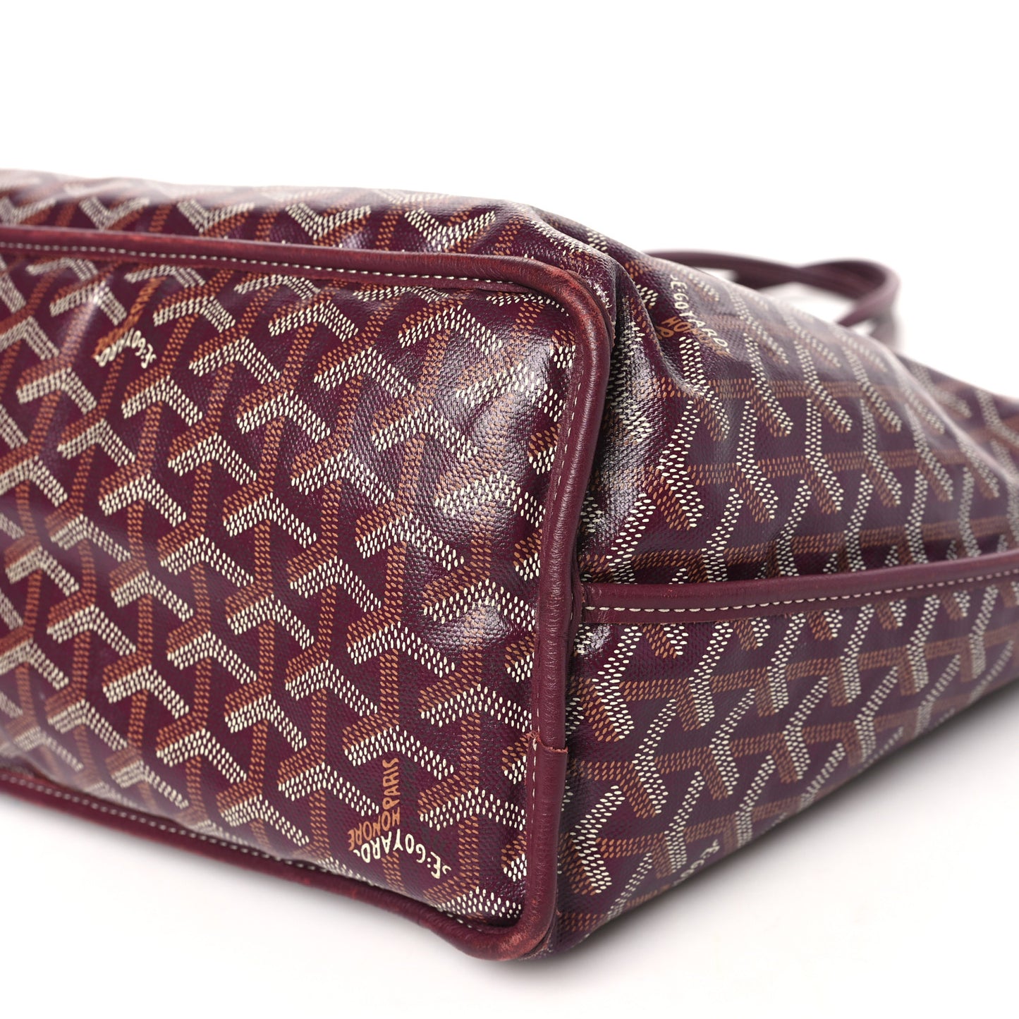 Goyardine Reversible Anjou PM Burgundy